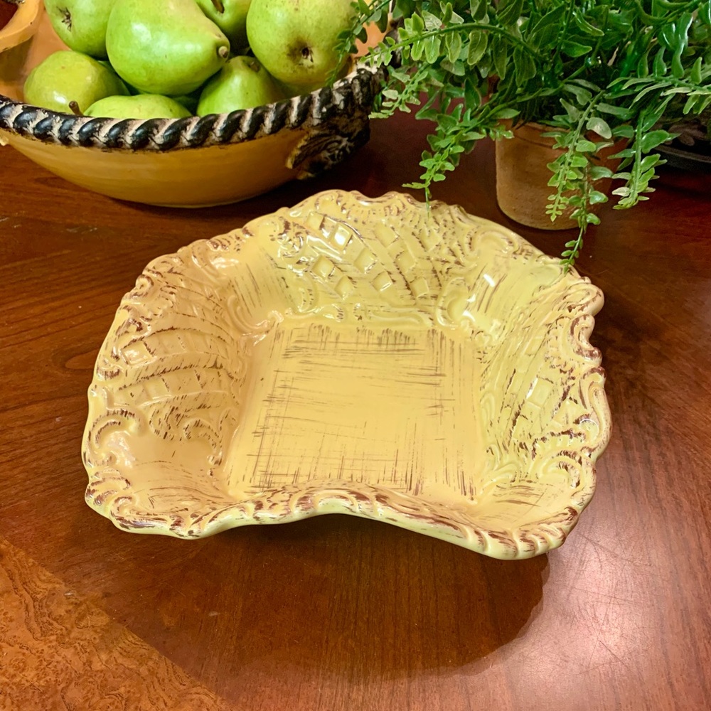 Intrada Italy Baroque Honey 9.5 W Bowl